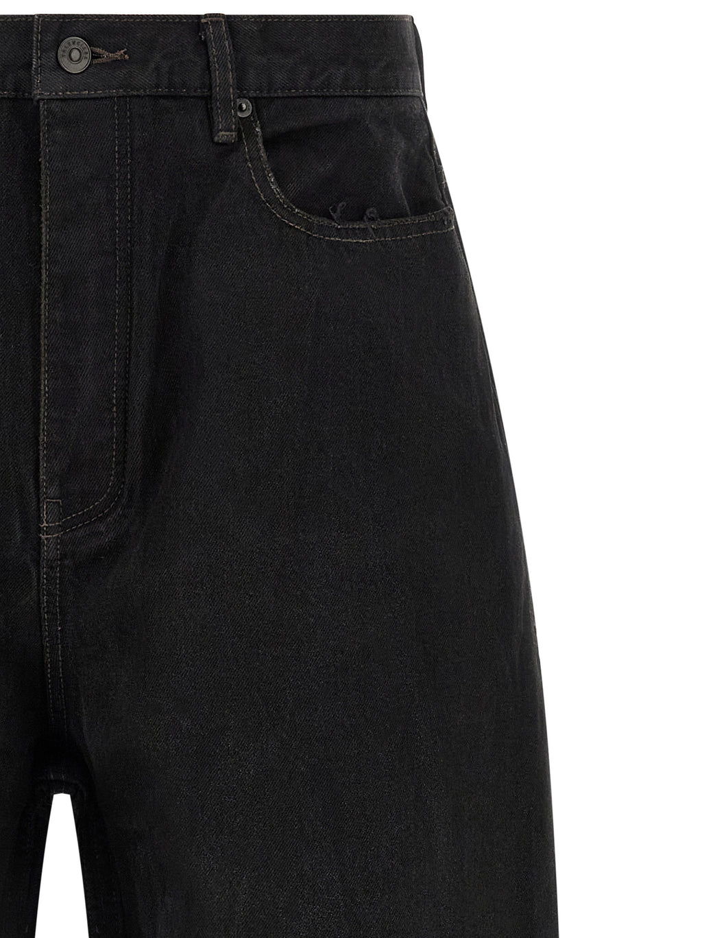 Black Cotton Jeans Denim