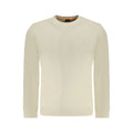 Beige Cotton Men Sweatshirt