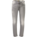 Grey Cotton Men's Jeans