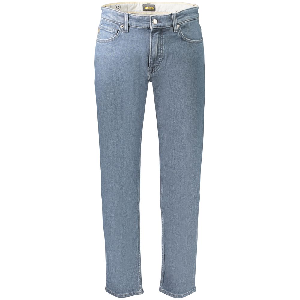 Blue Cotton Men's Jeans