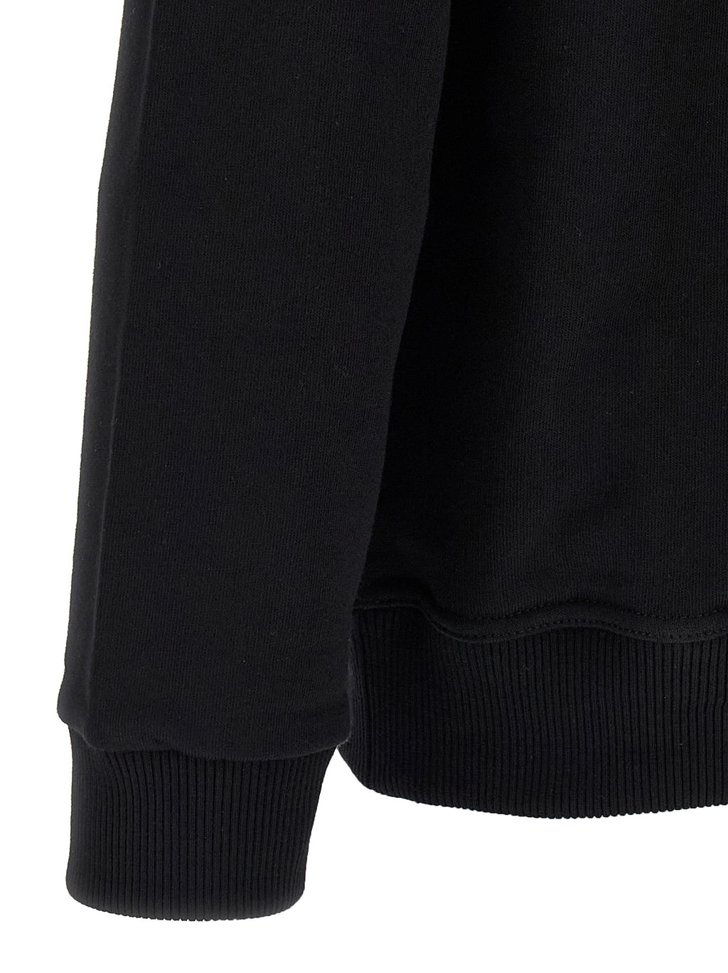Black Cotton Sweatshirt