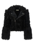 Black Lamb Leather Biker Jacket
