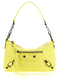 Multicolor Lamb Leather Shoulder Bag
