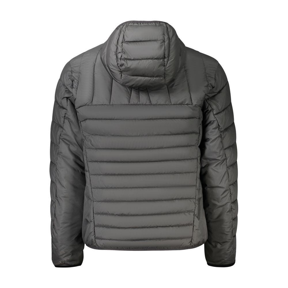 Black Polyester Men's Jacket