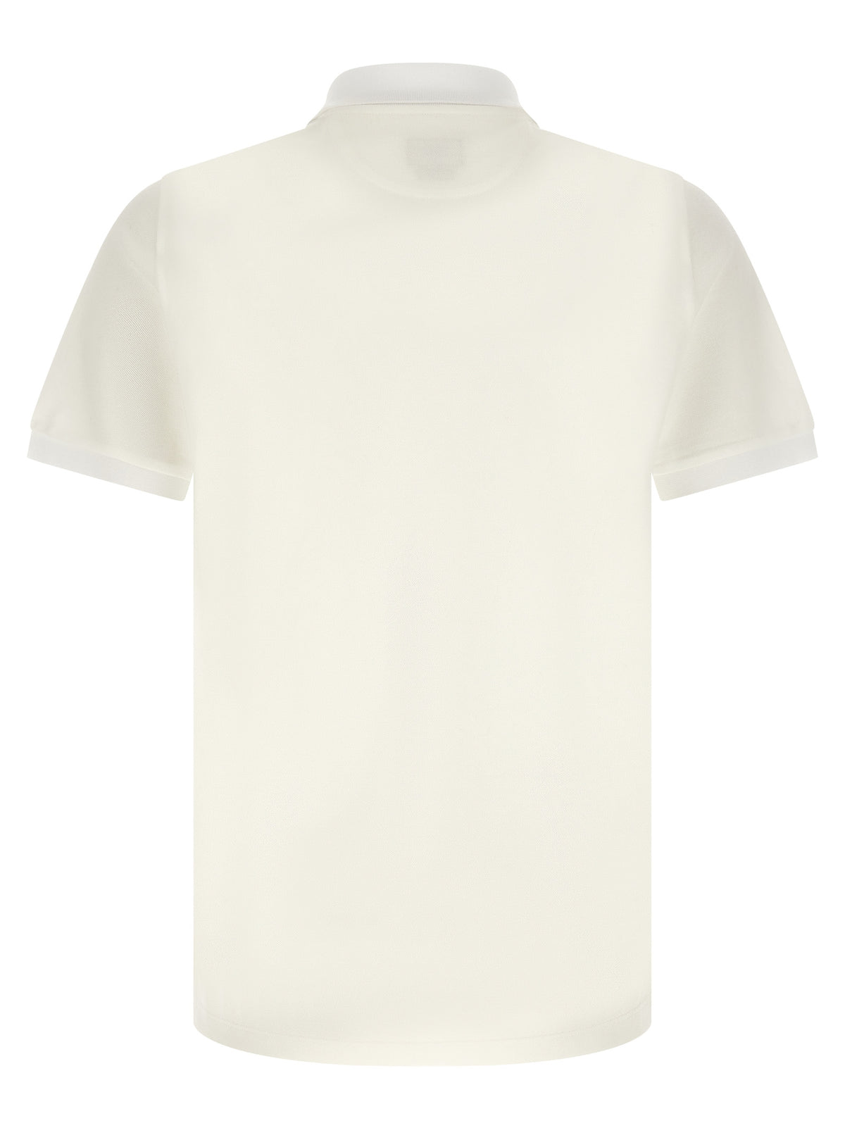 White Cotton Polo Shirt