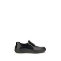 Black Calf Leather Bos Taurus Slip-On Loafers