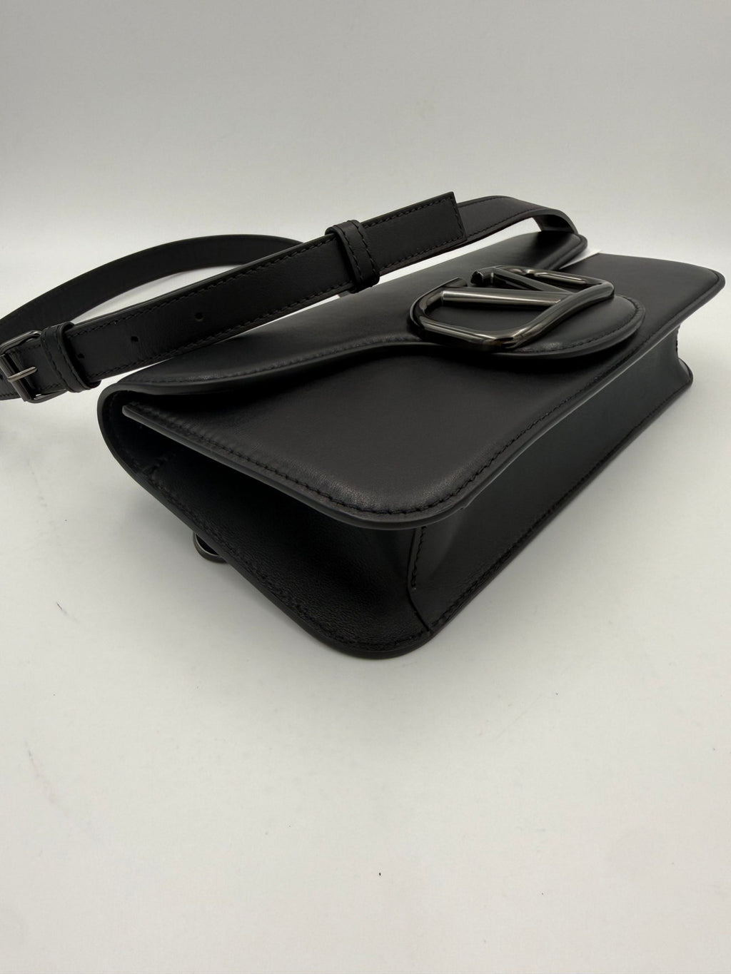 Bicolor Leather Handbag