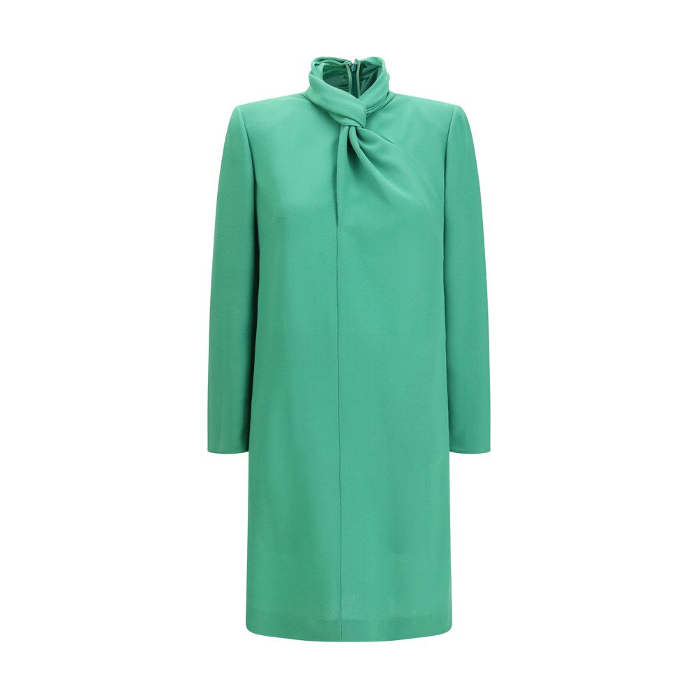 Bicolor Wool Oves Aries Casual Dress