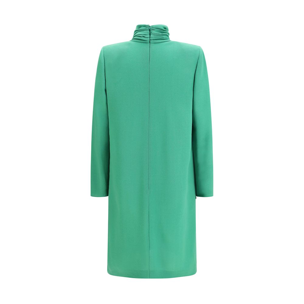 Bicolor Wool Oves Aries Casual Dress