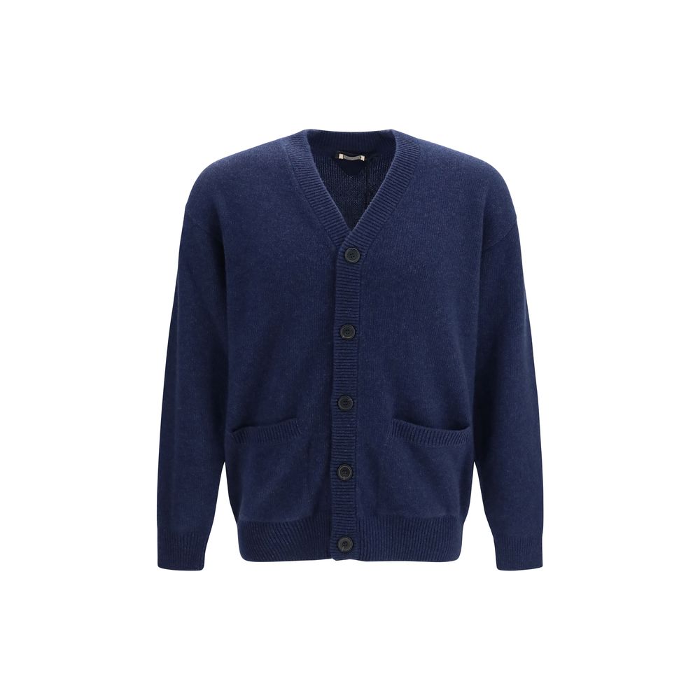 Blue Cashmere Cardigan