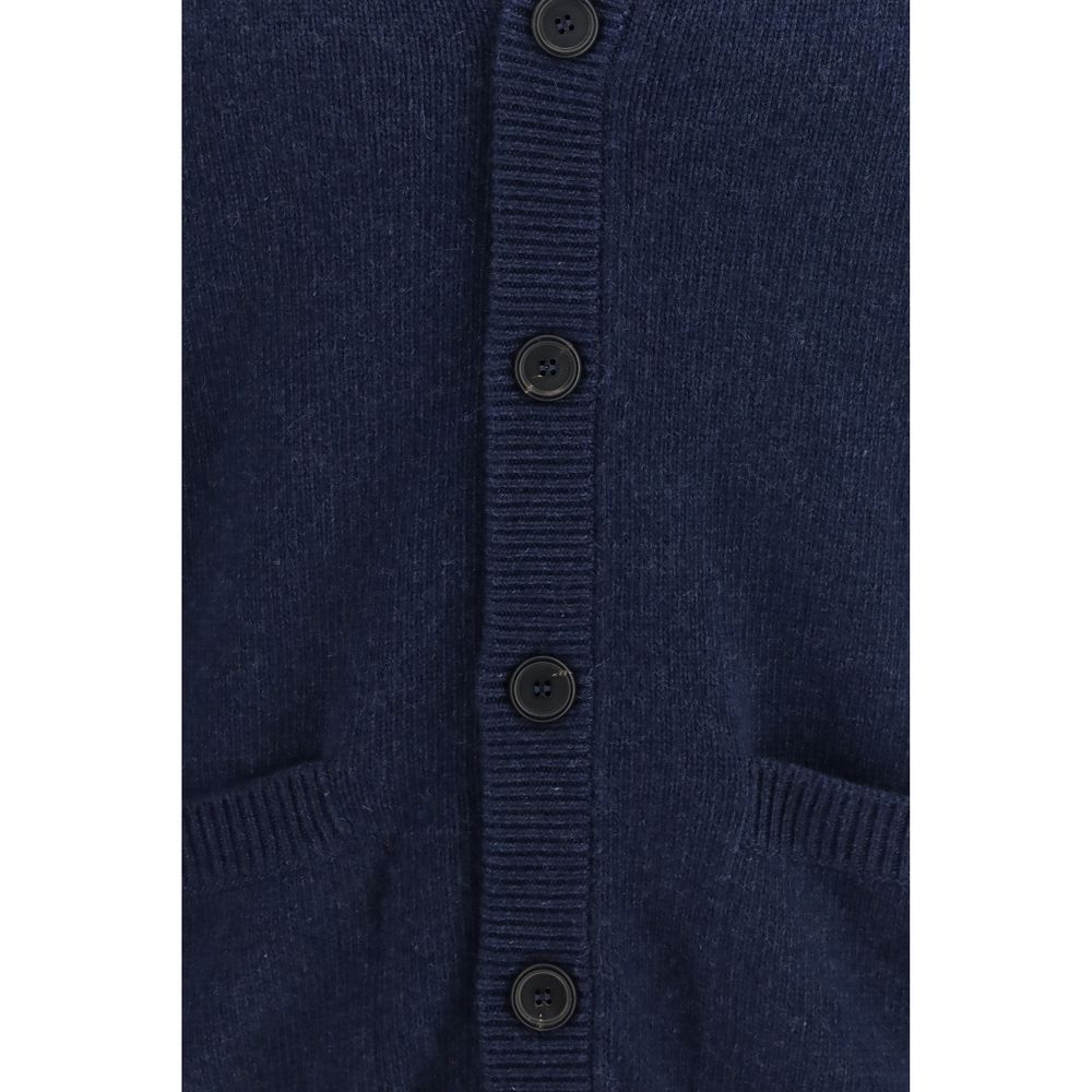 Blue Cashmere Cardigan