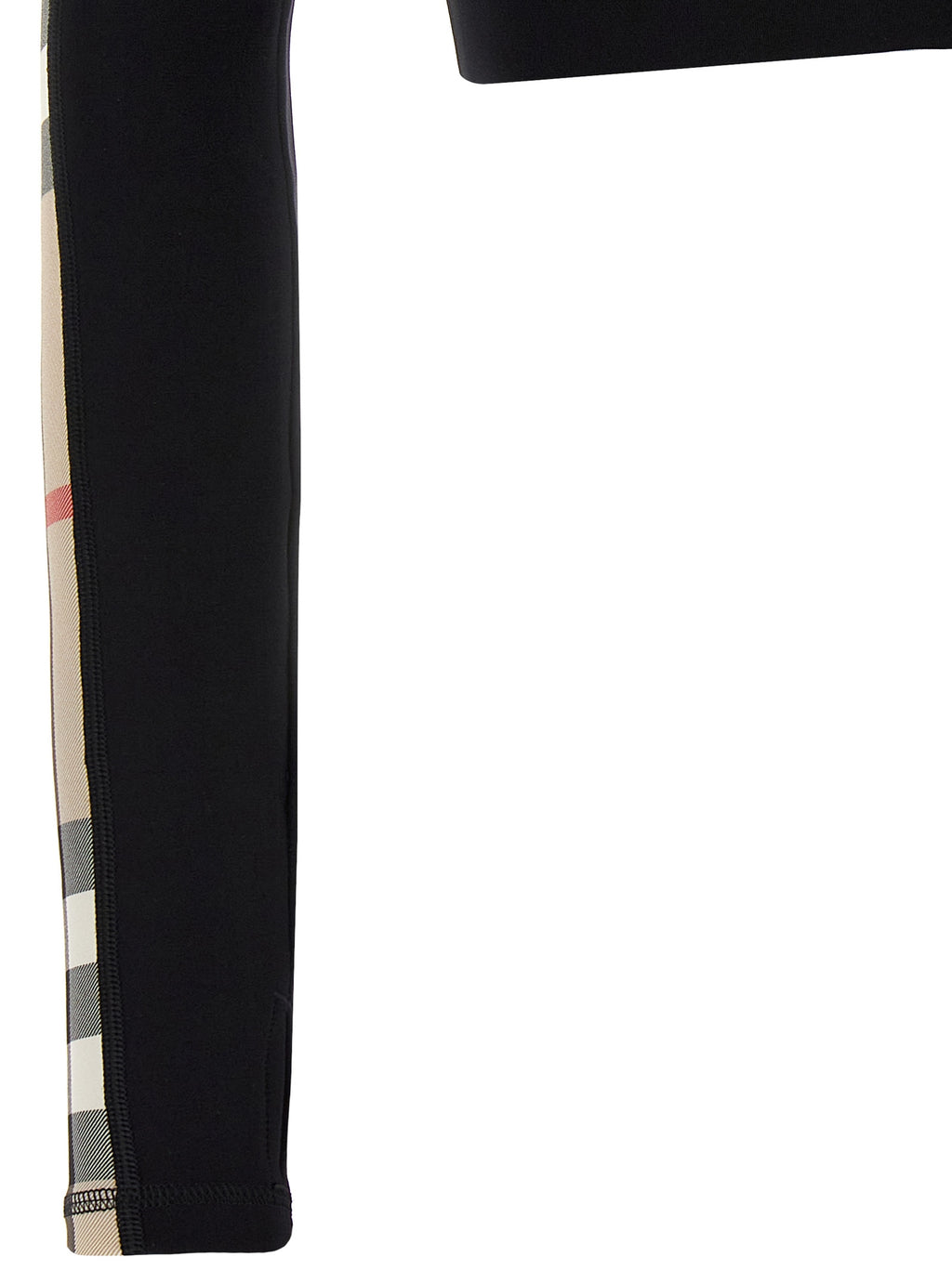 Black Polyamide Sweatshirt
