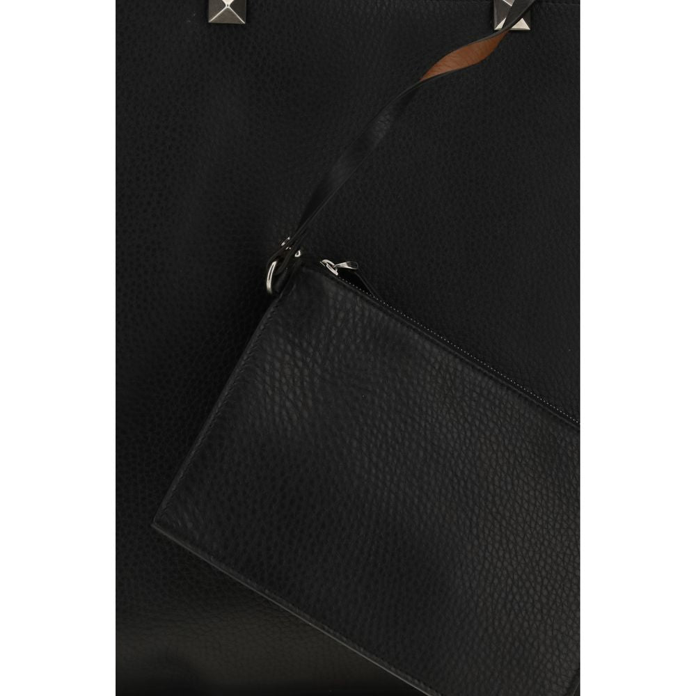 Black Calf Leather Bos Taurus Shoulder Bag