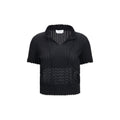 Black Viscose T-Shirt