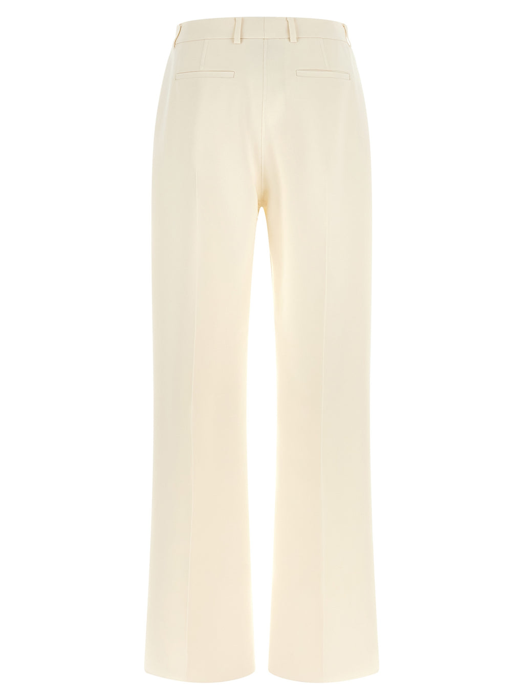 White Virgin Wool Dress Pants