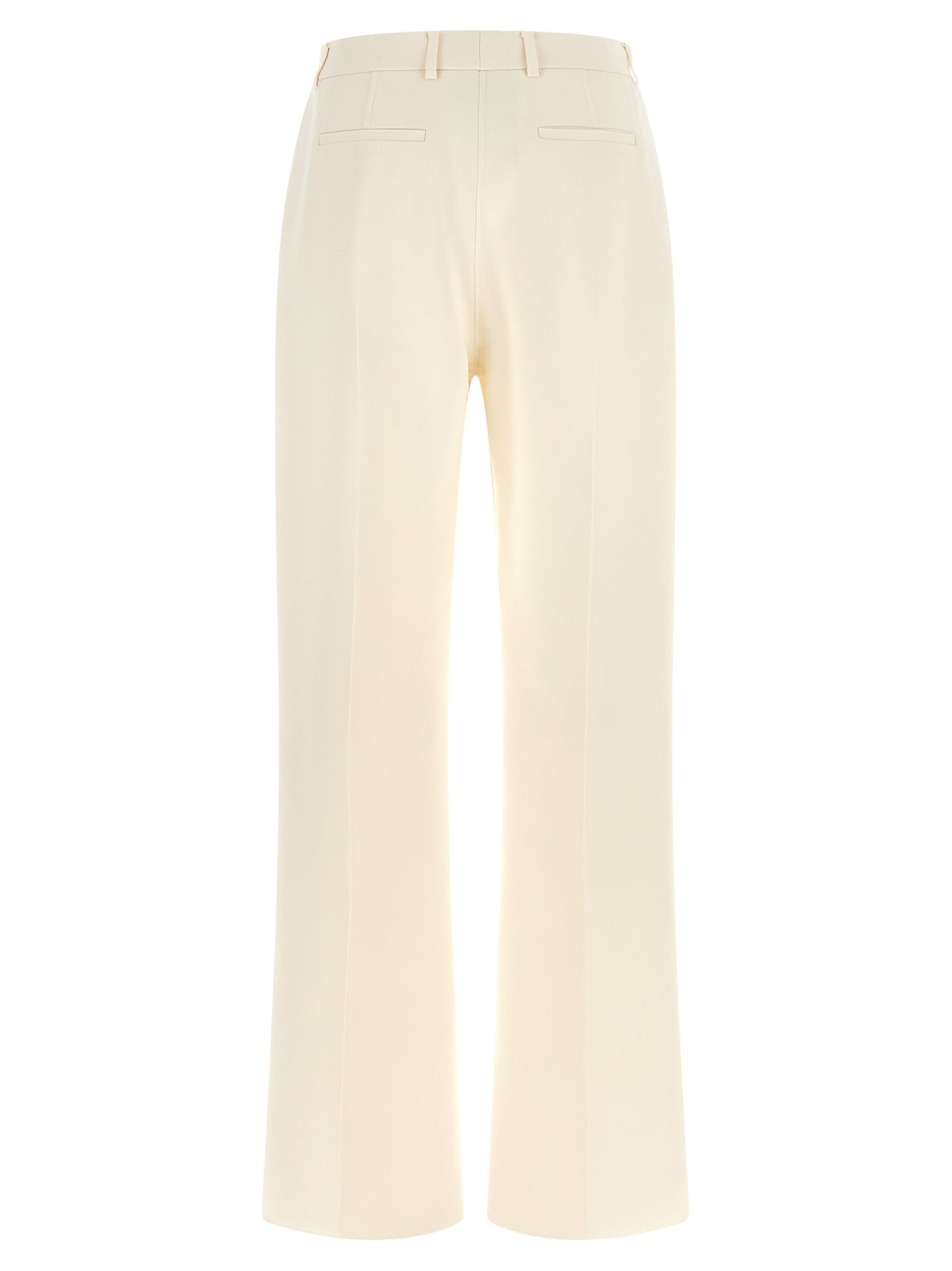 White Virgin Wool Dress Pants