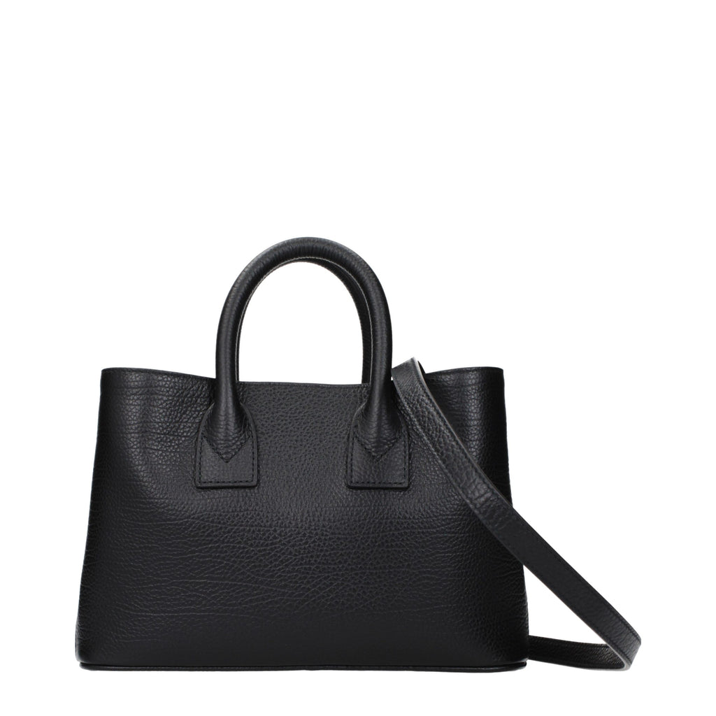 Black Leather Handbag