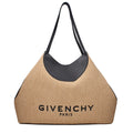 Beige Raffia Shoulder Bag