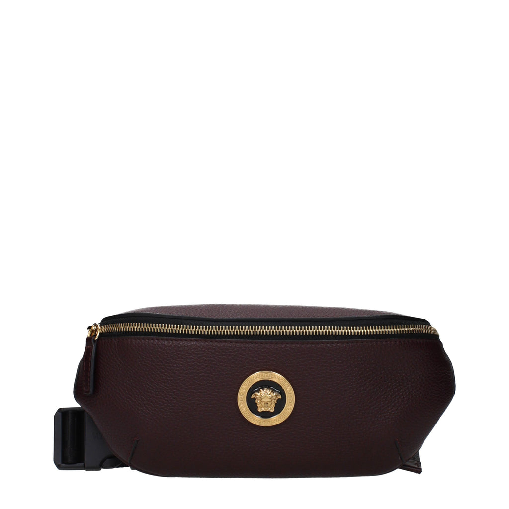 Purple Leather Backpack