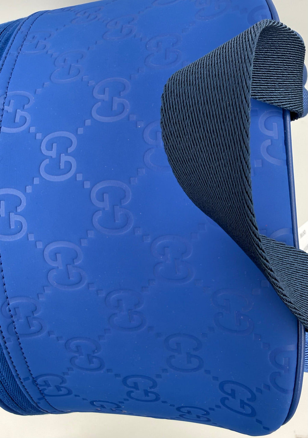 GUCCI GG Leather Blue Backpack
