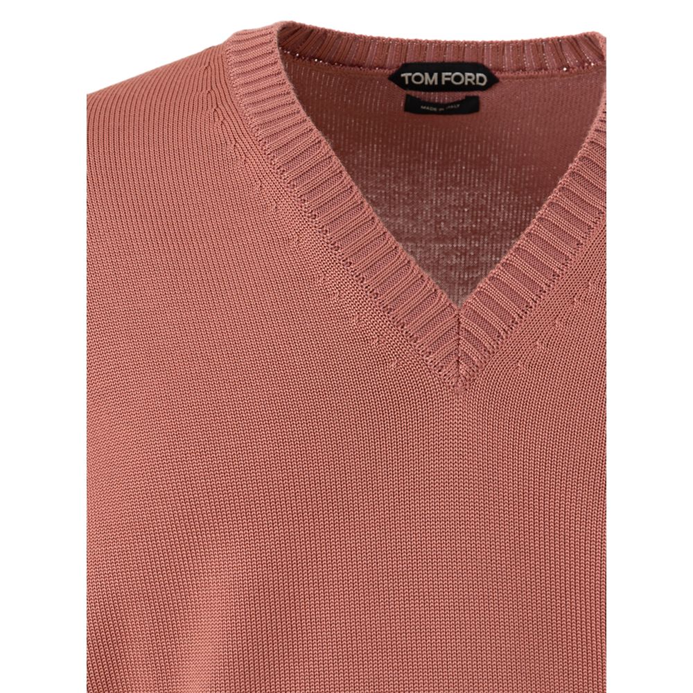 Pink Silk Sweatshirt