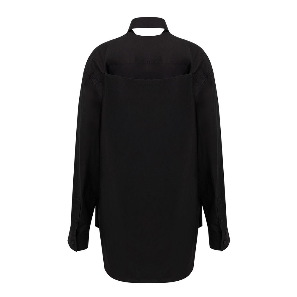 Black Cotton Long Dress