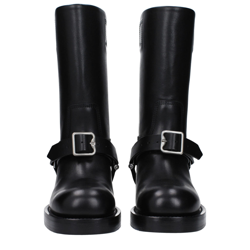 Black Leather Boots