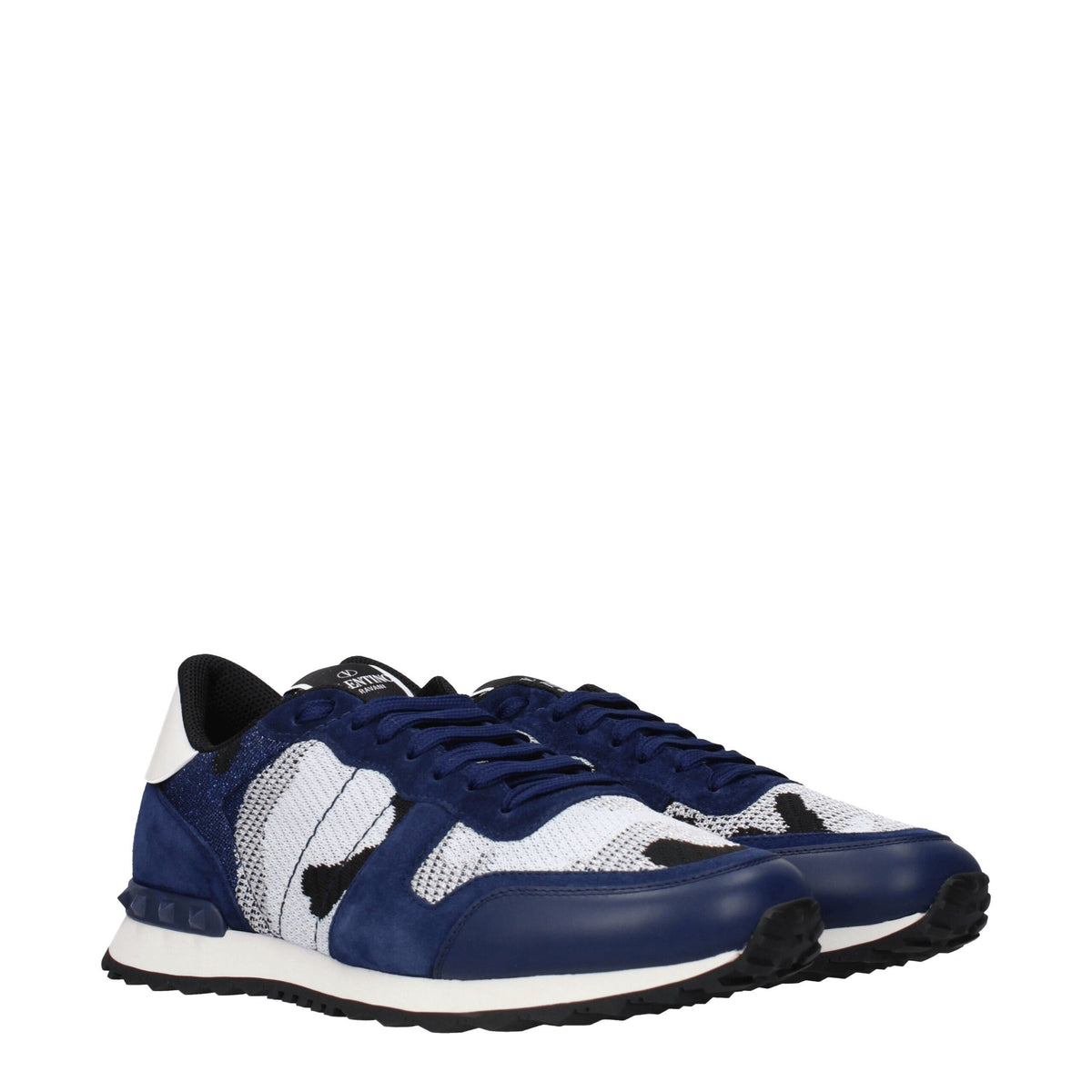 Gray Fabric Athletic Sneakers