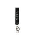 Black Fabric Keychain
