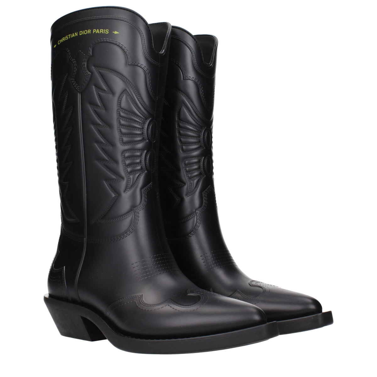 Black Cotton Boots
