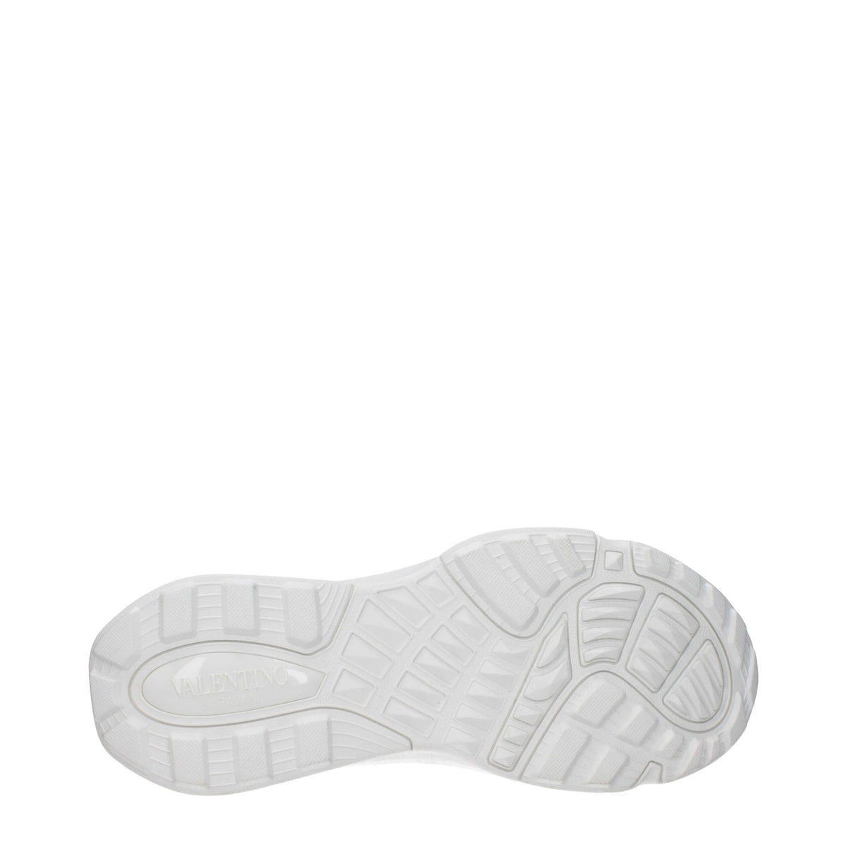 White Fabric Athletic Sneakers