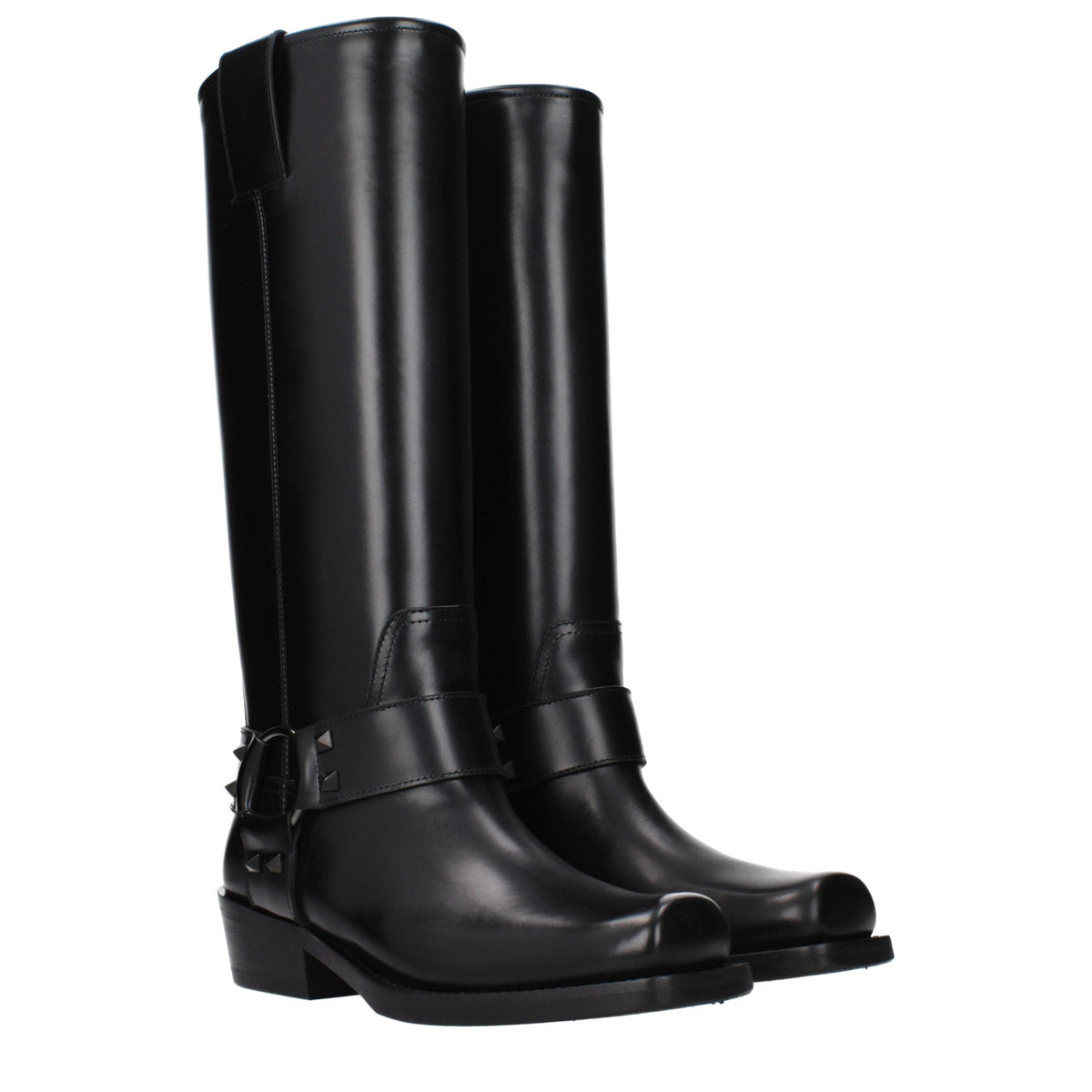Black Leather Boots