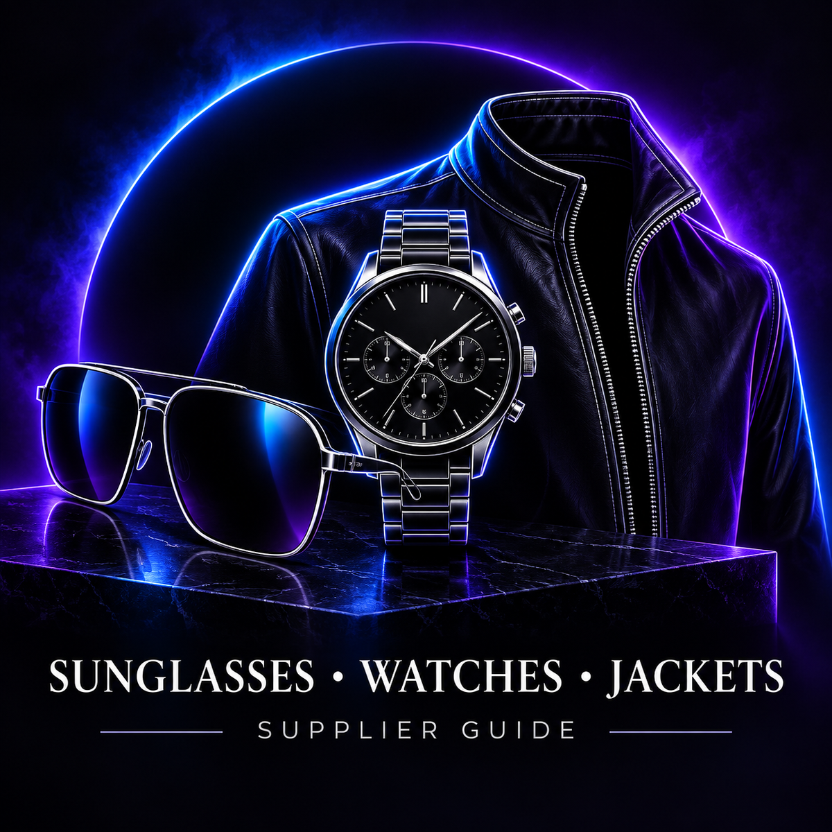 Sunglasses, Watches & Jackets Supplier Contact Guide